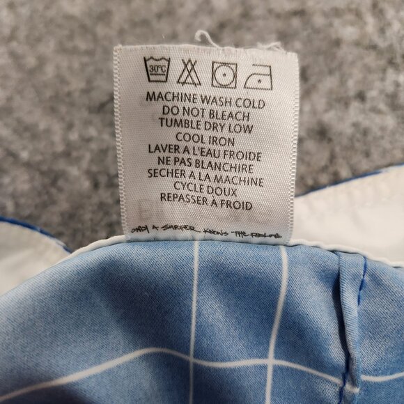 Billabong Board Shorts Mens 32 Waist Blue Plaid Surf Swim Trunks - Picture 7 of 7